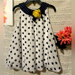 Little Me polka dot blouse